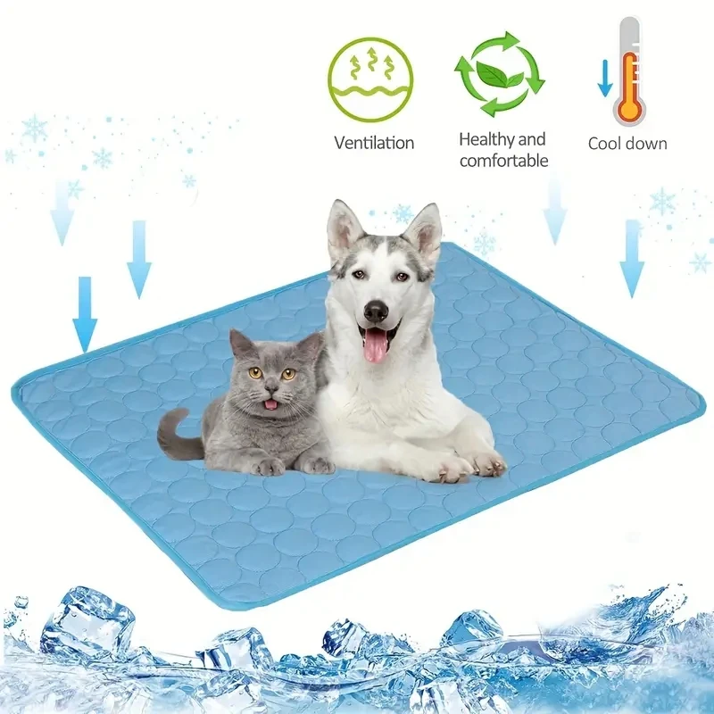 Hundekühlmatte Sommer Haustier-Kühlbett Extra Groß Für Kleine Und Große Hunde Ha