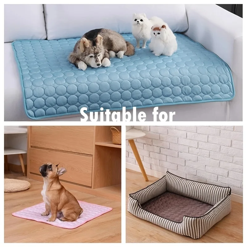 Hundekühlmatte Sommer Haustier-Kühlbett Extra Groß Für Kleine Und Große Hunde Ha